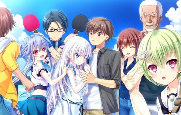 Игра, персонажи, Summer Pockets