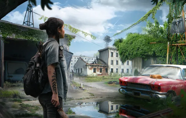 Обои постапокалипсис, art, The last of us, одни из нас, post-apocalypse ...