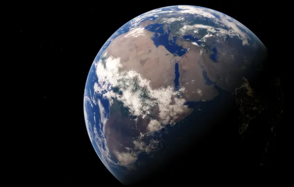 Картинка планета, Земля, Африка, континент