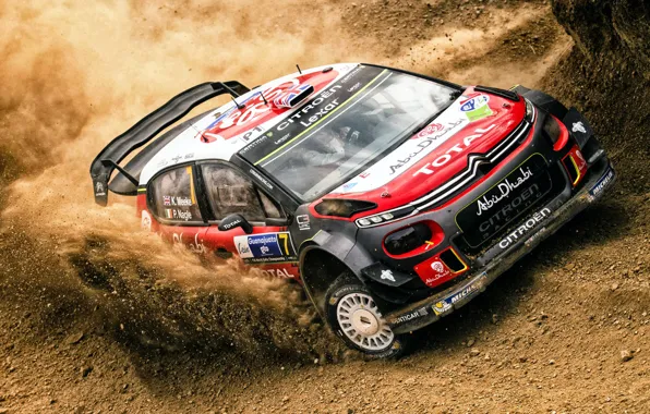 Авто, Спорт, Машина, Гонка, Ситроен, Занос, Грязь, Citroen