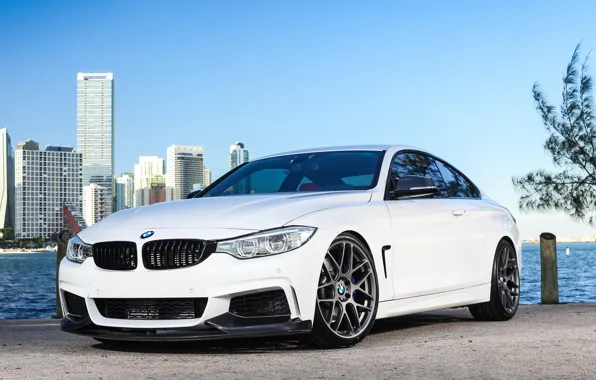 Картинка BMW, White, 435i, M-Sport