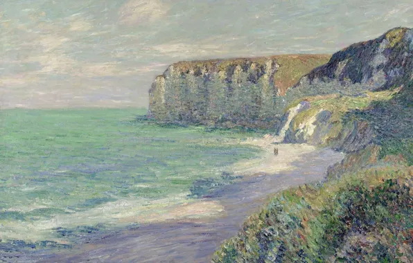 Море, пейзаж, картина, Гюстав Луазо, Gustave Loiseau, Скалы Сен-Жуэна