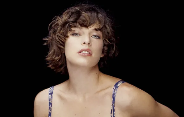 Взгляд, лицо, модель, актриса, Милла Йовович, Milla Jovovich
