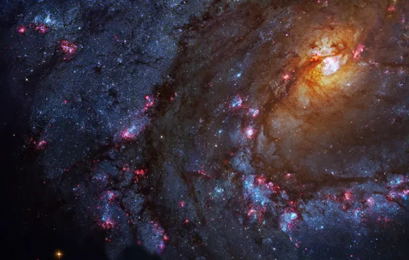Картинка созвездие, спиральная галактика, M83, Гидра