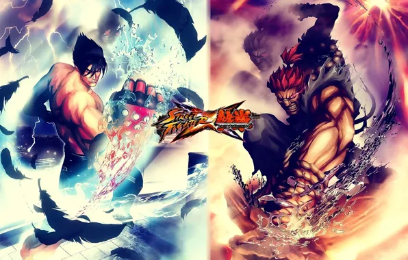 Capcom, Street Fighter X Tekken, Akuma, Jin Kazama