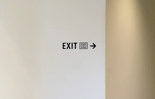 Фон, стена, exit
