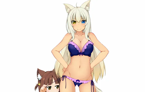 Sexy, lingerie, pantsu, bra, cleavage, panties, long hair, girls
