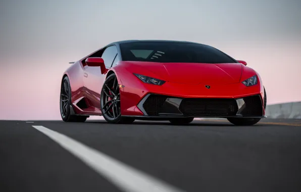 Картинка Lamborghini, Italia, RED, VAG, Huracan, Novara