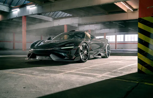 McLaren, Front, Black, Novitec, 2021, 765LT, McLaren 765LT, Novitec McLaren 765LT