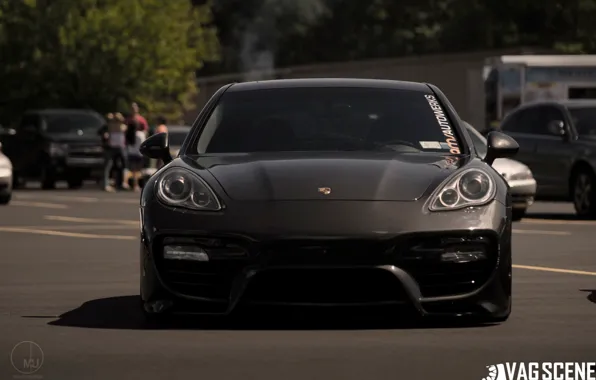 Тюнинг, Porsche, Panamera, turbo, Порше, tuning, передок, Панамера