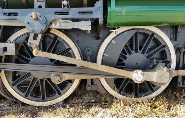 Wheels, train, locomotive