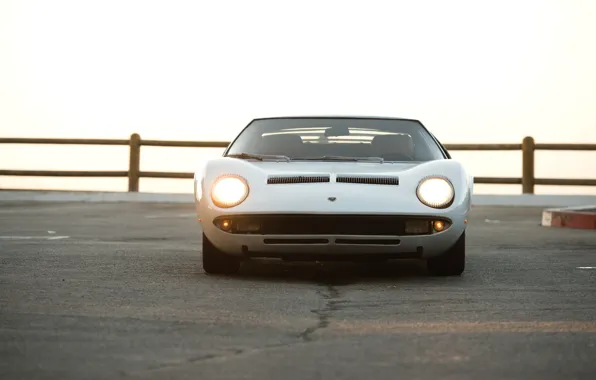 Lamborghini, 1969, Miura, headlights, Lamborghini Miura P400 S