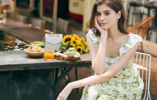 Dress, woman, young, beautiful, model, look