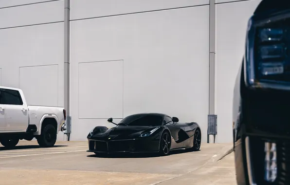 Картинка Ferrari, Cars, Black, LaFerrari