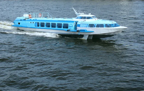 Восход, теплоход, речной, на подводных крыльях