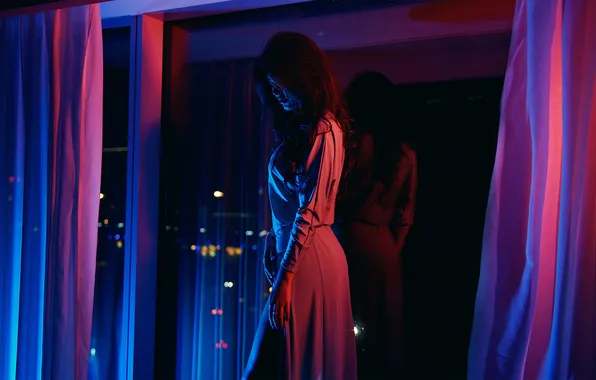 Girl, Legs, Sexy, Model, Blue, Body, Ligth, Beaty