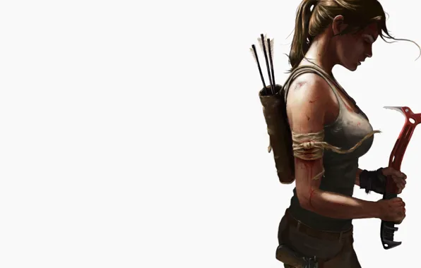 Картинка Tomb Raider, archery, peak climbing