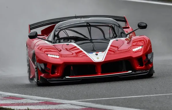 Картинка Ferrari, red, FXX, track car, Ferrari FXX-K Evo