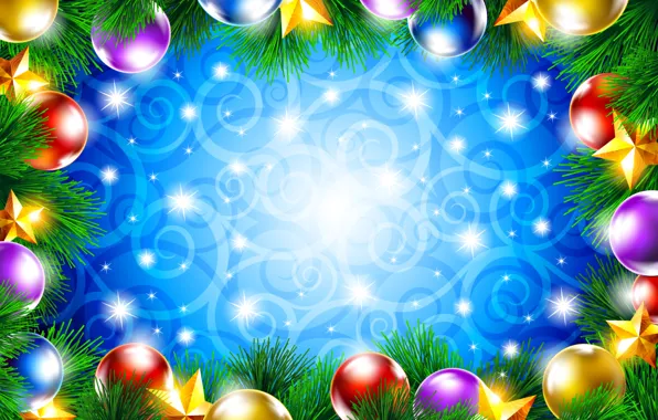 Шарики, украшения, праздник, Новый Год, Рождество, Christmas, New Year