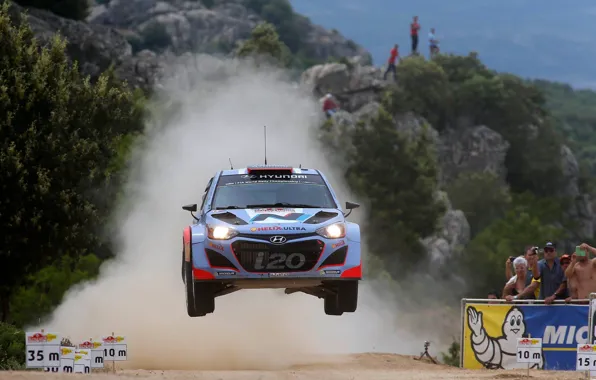 Cars, rally, jump, wrc, hyundai