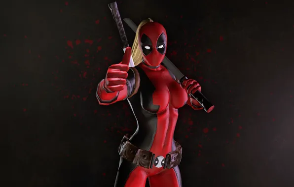 Deadpool, Marvel, Дэдпул, Марвел, Wanda Wilson, Lady Deadpool, Леди Дэдпул, Ванда Уилсон