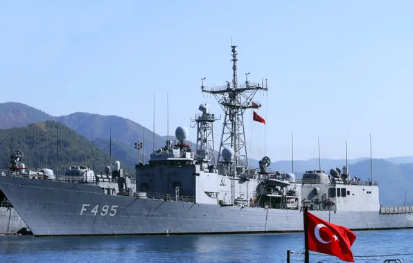 Турция, фрегат, TCG Gediz