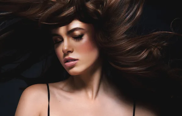 Woman, beautiful, model, sweet, actress, adorable, long-haired