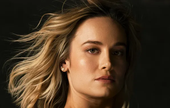 Взгляд, лицо, портрет, актриса, блондинка, крупным планом, Brie Larson, The Hollywood Reporter