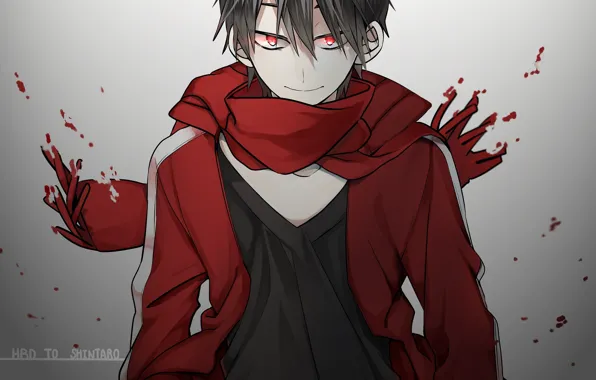 Взгляд, парень, Kagerou Project
