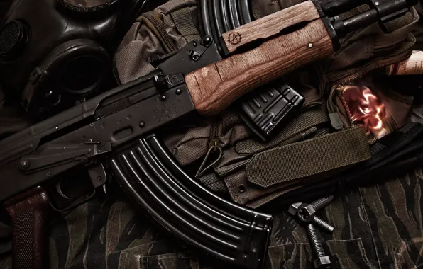 Оружие, Автомат, смертельно, ак-47