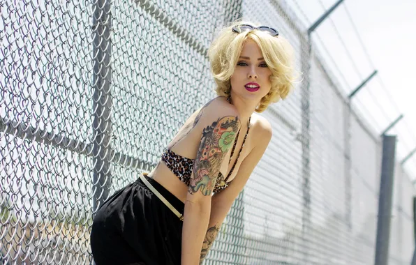 Девушка, тату, Alysha Nett