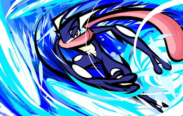 Water, Pokemon, Frog, Greninja