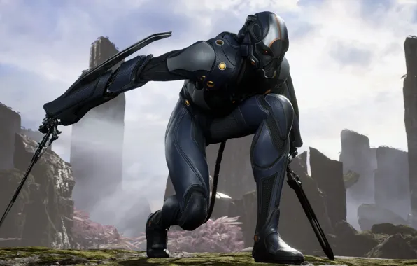Sword, ken, blade, ninja, suit, shinobi, Paragon