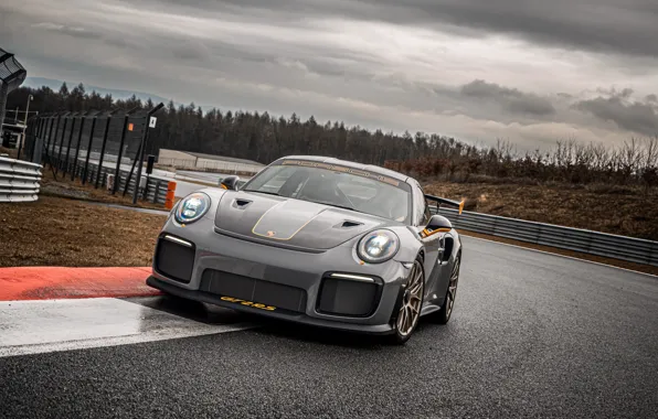 Пасмурно, 911, Porsche, гоночный трек, GT2 RS, 991, Edo Competition, 2020