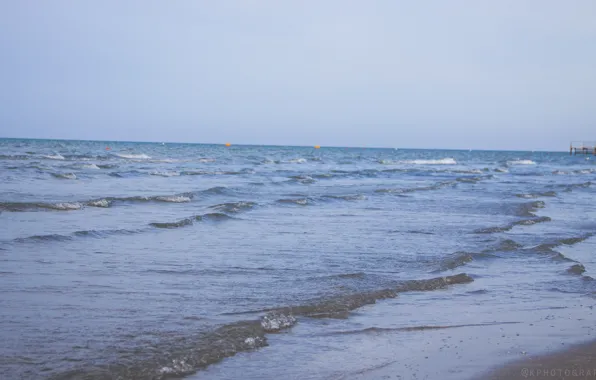 Песок, волны, пляж, вода, пейзаж, океан, отдых, берег