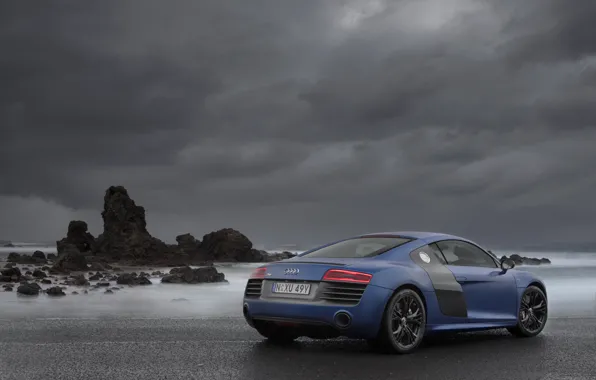 Машины, дождь, audi