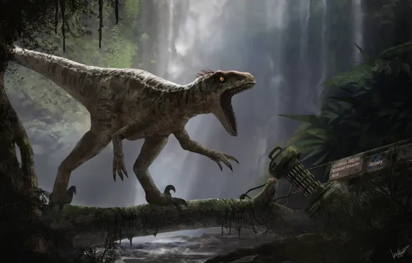 Картинка лес, животное, динозавр, (Jurassic Park), You Bred Raptors