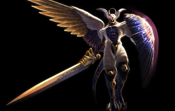 Картинка ангел, меч, Devil May Cry 4, Credo