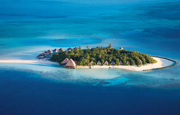 Maldives, resort, Gangehi island