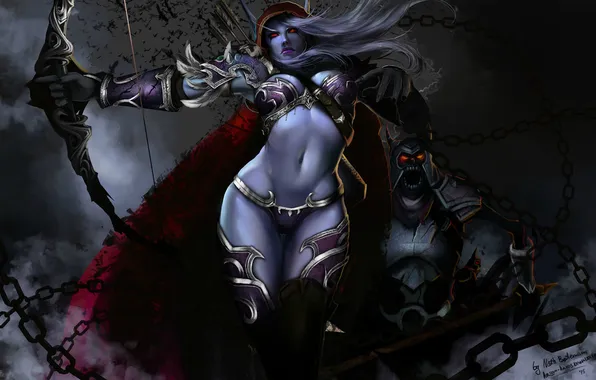 Эротика, игра, арт, WoW, World of Warcraft