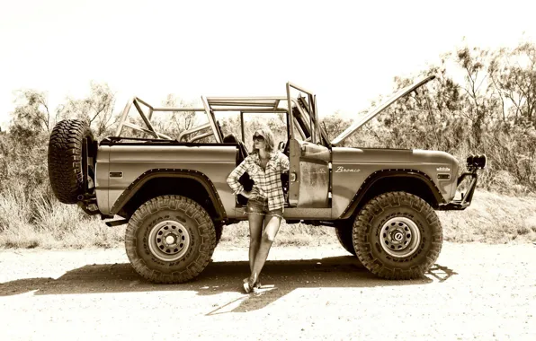 Ford, Girls, Off Road, Bronco