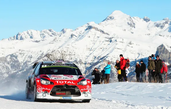 Картинка Citroen, DS3, WRC, Rally, Ралли, Monte Carlo, Kris Meeke, Фас