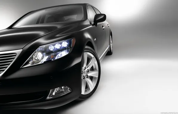 Машина, авто, половина, фара, lexus, красивая, седан, лексус