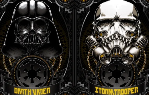 Star Wars, Darth Vader, Звездные Войны, Storm Trooper