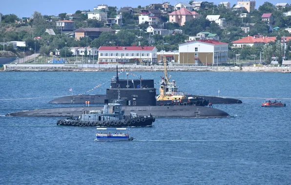 Буксиры, субмарины, маневрирование, севастополь