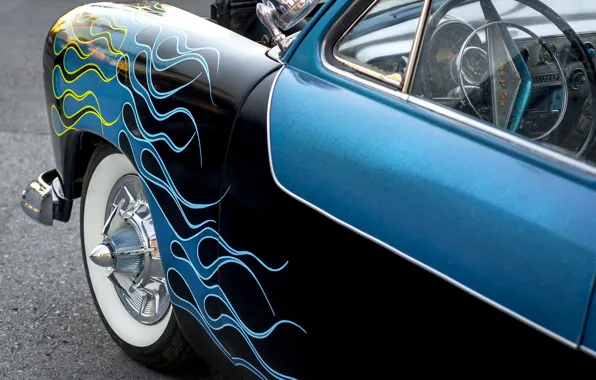 Ретро, Ford, классика, 1951, Customline