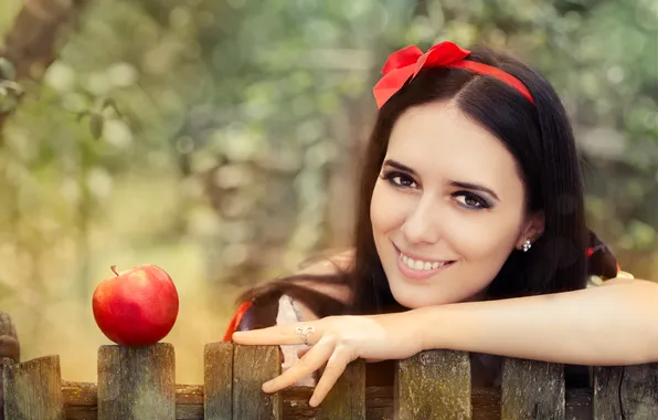 Apple, girl, model, cosplay
