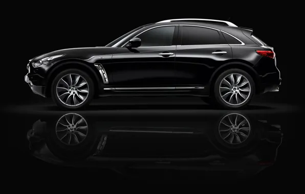 Infiniti, black, auto, 4x4