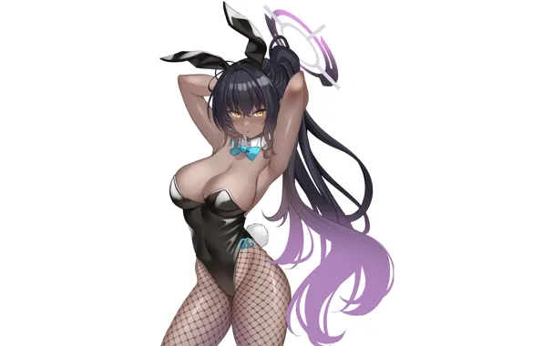 Girl, hot, sexy, anime, babe, tan, tanned, armpit