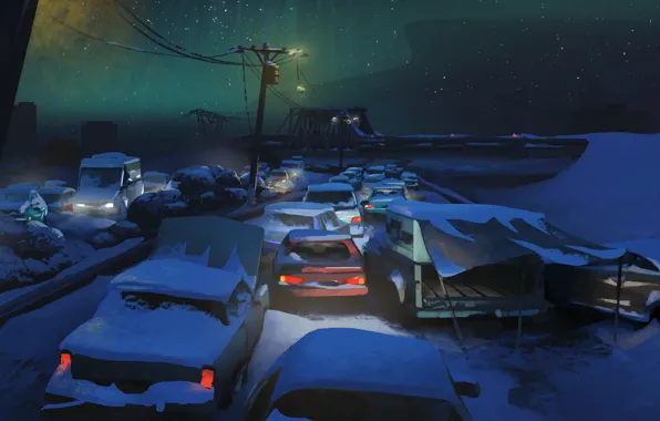 Ночь, Night, Hinterland Studio, The Long Dark, Indie game